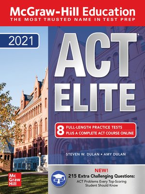 cover image of McGraw-Hill Education: ACT ELITE 2021
